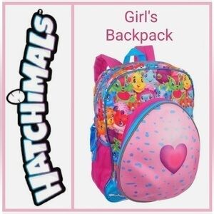 NWT Hatchimals Pink 16" Hatching Egg Backpack for Girls Super Cute Backpack